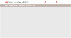 Desktop Screenshot of barcelonasolutions.com